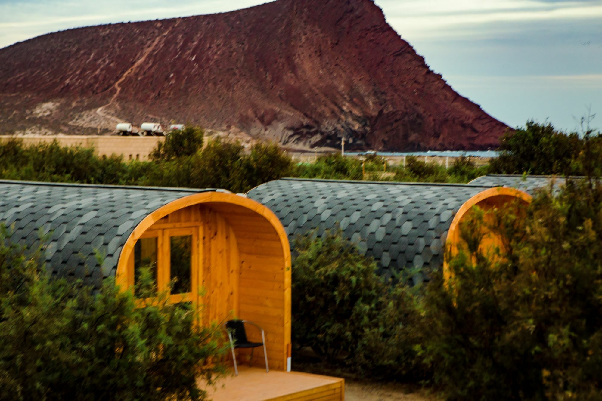 Eco-Wooden Houses Camping Montana Roja El Médano Zewnętrze zdjęcie