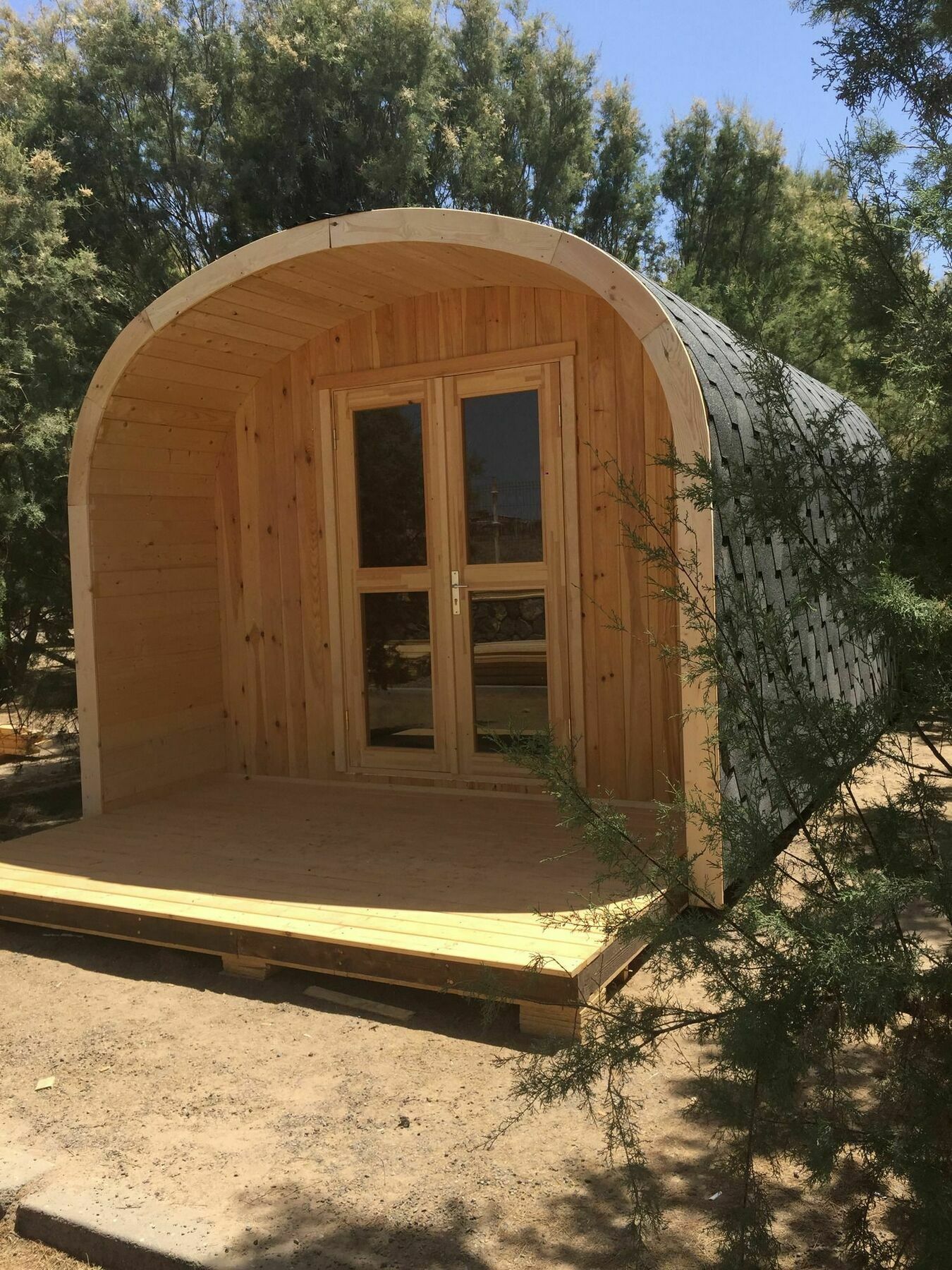 Eco-Wooden Houses Camping Montana Roja El Médano Zewnętrze zdjęcie